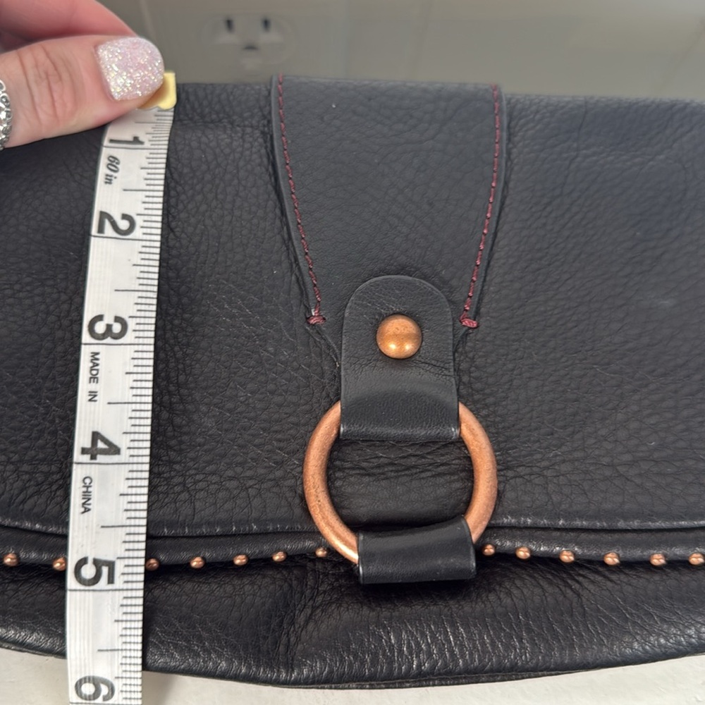 Kate Landry Clutch leather with metal grommets and accents soft NWT - Picture 9 of 9